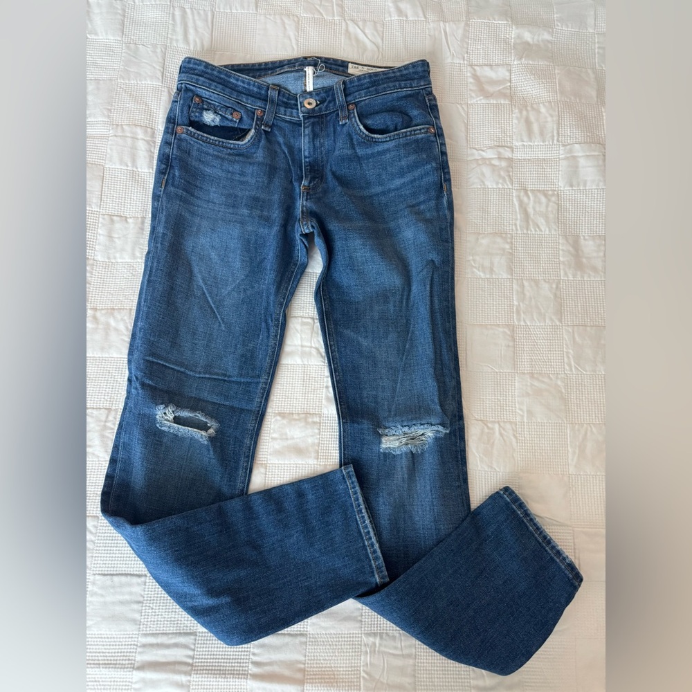 Rag & Bone Dre low rise slim boyfriend Jean